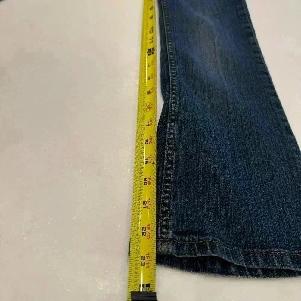 So wear it declare it girls flare leg jeans with flap back pockets size 7 - Picture 7 of 11